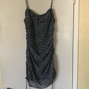 Cotton Candy Black Floral Dress Medium